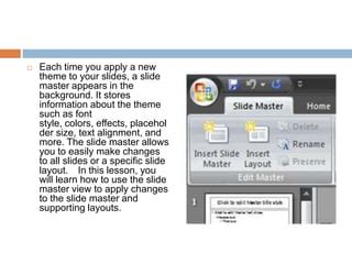 Python Slide Master に対する画像結果
