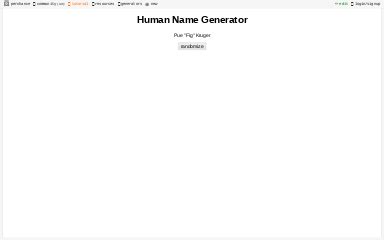 Image result for Random Human Name Generator