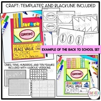 Image result for Math Crafts Place Value First Grade