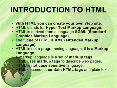 Image result for Introduction to HTML Code
