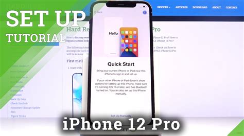 Manually Set Up iPhone 12 に対する画像結果