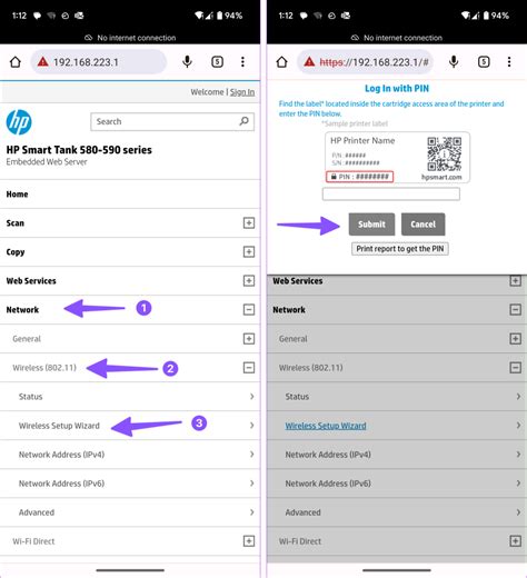 Image result for Wireless Setup Wizard HP Printer