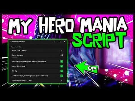 Résultat d’images pour My Hero Mania Script GUI