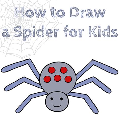 Afbeeldingsresultaten voor How to Draw a Cartoon Spider