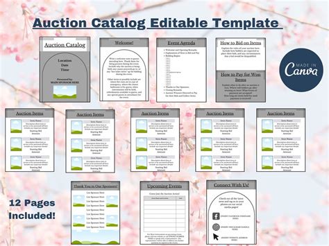 Image result for Auction Program Template