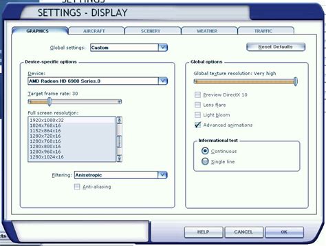 FSX Configuration に対する画像結果