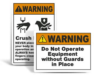 Image result for Safety Sign for Using Threading Machine