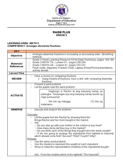 Fraction Lesson Plan に対する画像結果