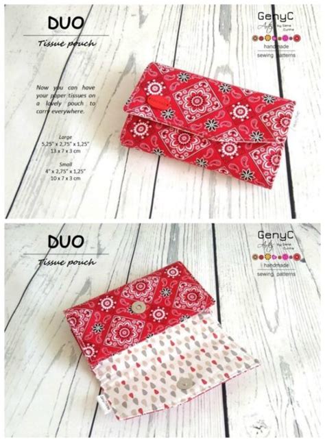 Image result for Pocket Tissue Pouch Pattern
