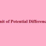 Image result for Si Unit of Potential Difference