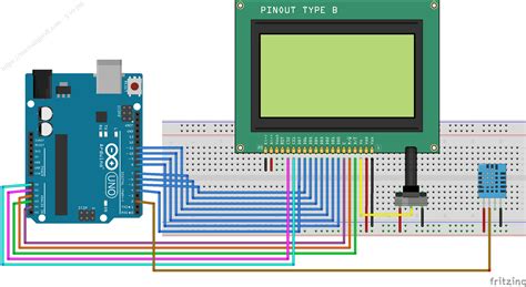 Image result for DHT11 LCD Arduino Dot-Matrix