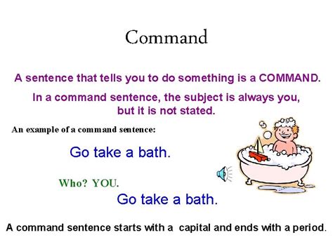 Image result for Example of a Command Sentence