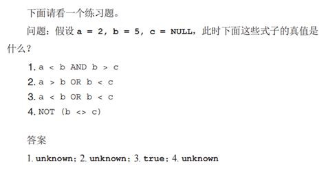 Image result for True and Null SQL