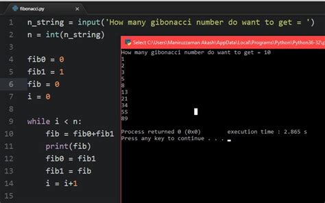 Image result for Fibonacci Series Coding in Python