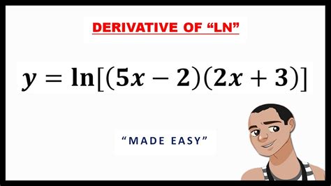 Image result for Ln Derivative
