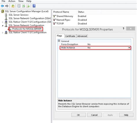 Image result for Hide Instance SQL Server