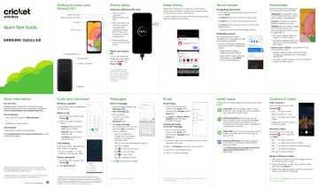 Image result for Samsung Phone Tutorials A01