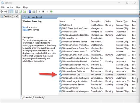 Image result for EventLog Service Is Not Running