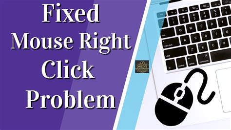 Image result for Right Click On Mouse Not Working