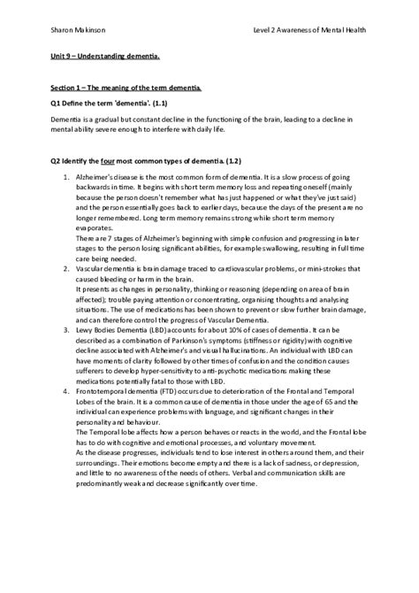 Cache Level 2 Mental Health Study Notes に対する画像結果