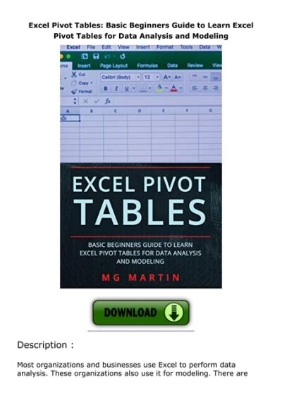 Image result for PivotTable PDF