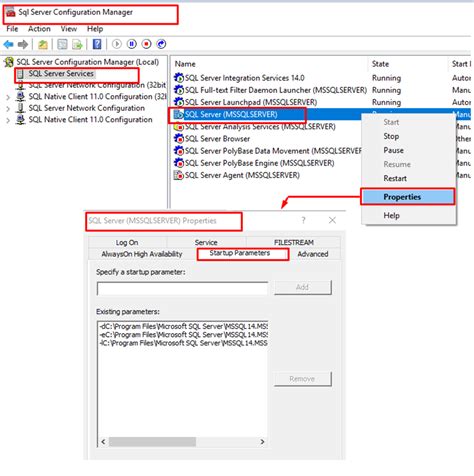 Toradh íomhá ar SQL Server Master