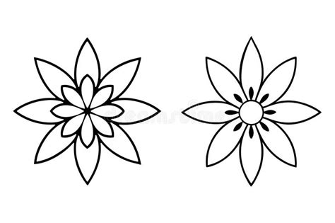 Image result for Simple Flower Line Pattern