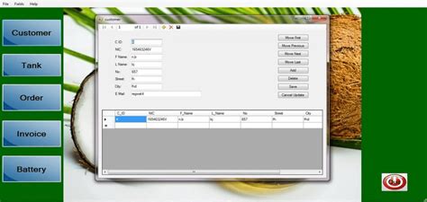 Image result for Customer Module User Interface