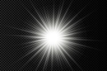 Toradh íomhá ar Transparent Light Burst Vector