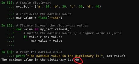 Max Built in Function Python for Dictionary Value に対する画像結果
