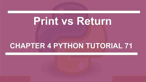 Toradh íomhá ar Rules On Return in Python