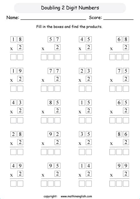 Image result for Free Math Worksheets Elementary Students