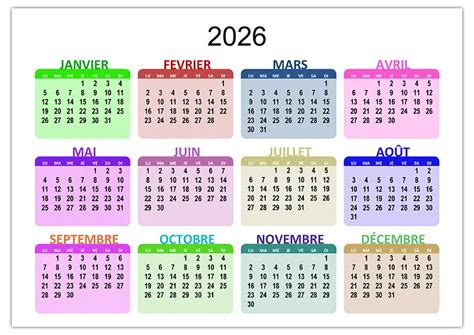 Image result for Calendrier 2026 Québec
