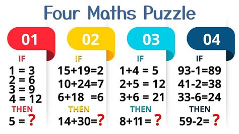 Image result for Math Puzzles with Solutions