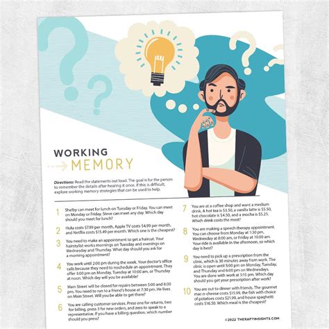 Image result for Working Memory Task