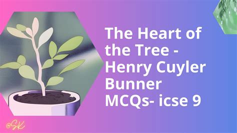 Image result for Class 10 Icsc Poem Hearts of the Tree Important Question
