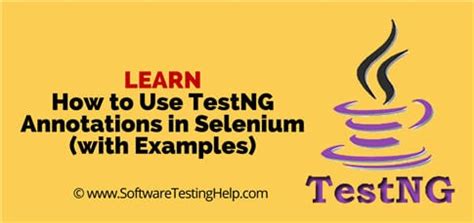 Afbeeldingsresultaten voor Difference Between Annotation of TestNG in Selenium