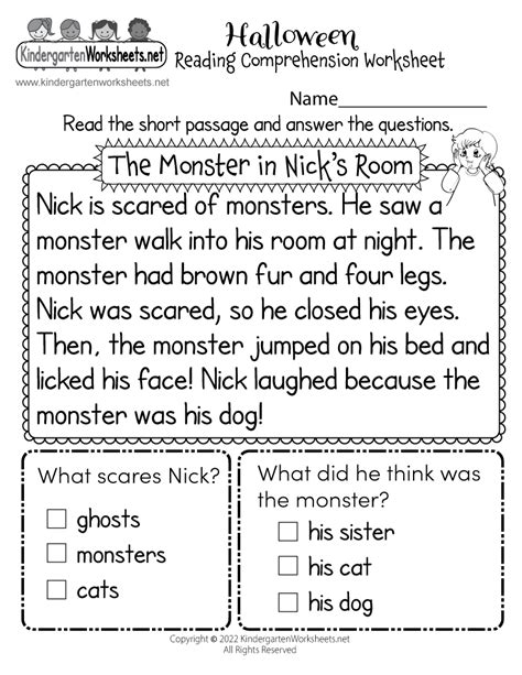 Image result for Reading Comprehension Worksheets PDF