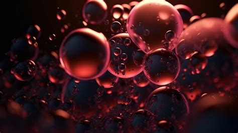 Toradh íomhá ar Abstract Bubbles Background