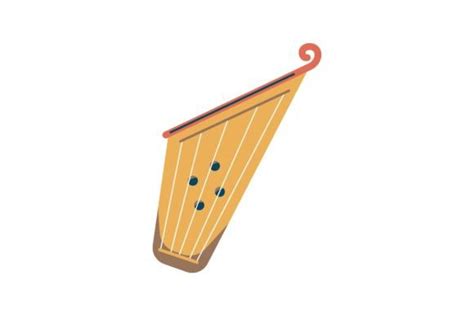 Cartoon String Musical Instrument Isolat Graphic by pch.vector ...