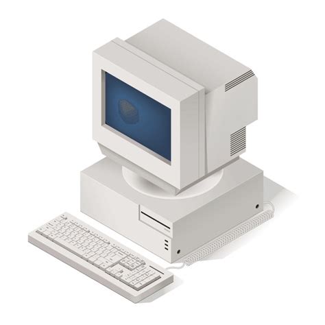 Image result for Isometric Old Computer