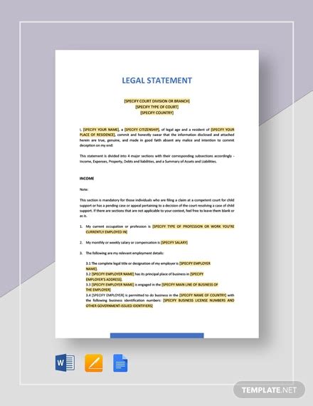 Image result for Legal Problem Statement Examples