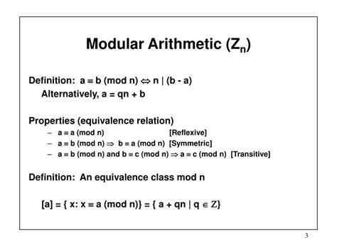 Image result for Modular Arithmetic Definition
