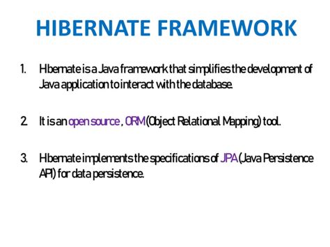 Hibernate Spring Framework in Java に対する画像結果