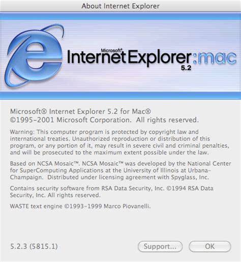 Toradh íomhá ar Mac OS X G3 Internet Expore