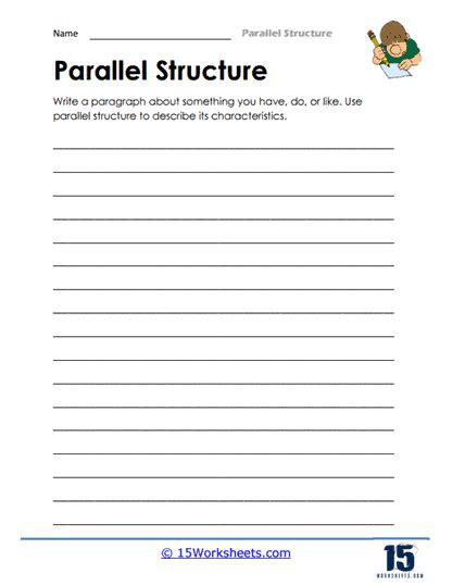 Image result for Parallel Structure Sheets