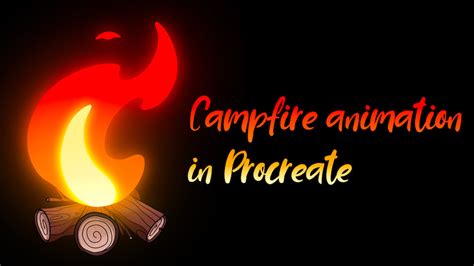 Toradh íomhá ar Fire Animation Procreate