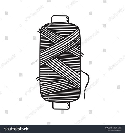 Image result for Spool of Thread Hand Drawn Vector