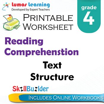 Image result for Text Structure Worksheet Grade 4
