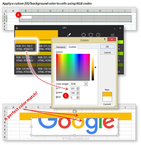 Image result for How to Apply Matching Fill Color in Excel